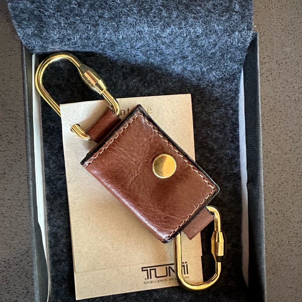 Tumi Key Chain with Valet